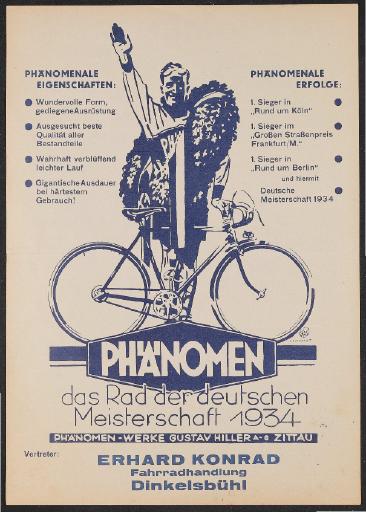 Phänomen Werbeblatt  1935