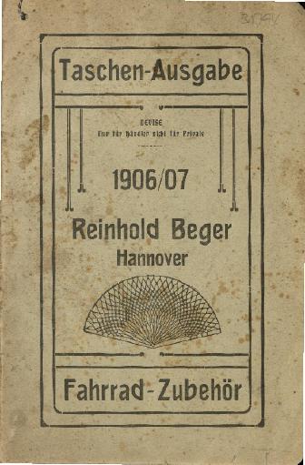 1906 Reinhold Beger Hannover