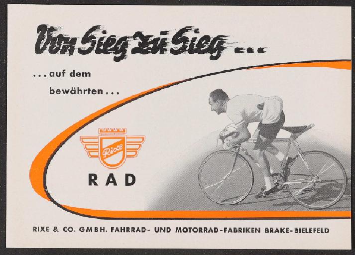 Rixe Prospekt 1960er Jahre