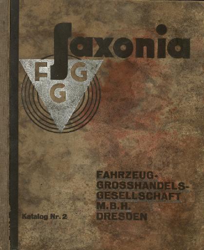 1934 Saxonia Fahrzeug-Großhandels-Gesellschaft m.b.H. Dresden Katalog