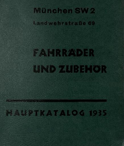 1935 Sinsheimer & Co München Hauptkatalog