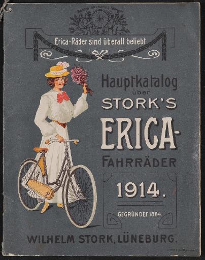 Erica-Fahrräder Stork Hauptkatalog 1914
