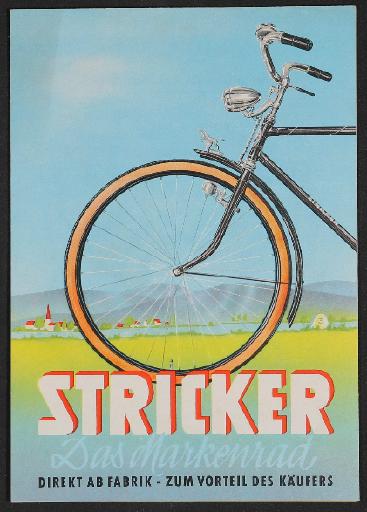 Stricker Faltblatt 1956