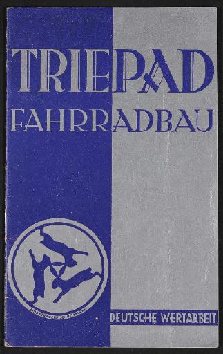 Triepad Fahrradbau Katalog 1938