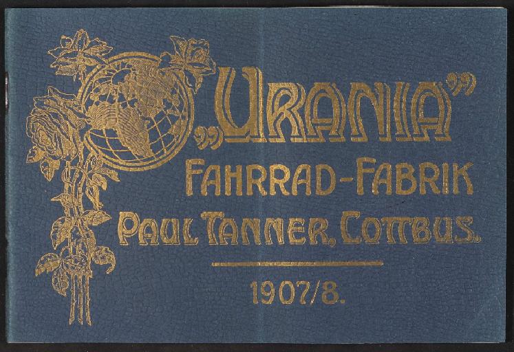 Urania Fahrrad-Fabrik Katalog 1907
