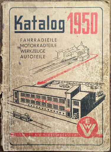 Volke Fahrradteile Katalog 1950