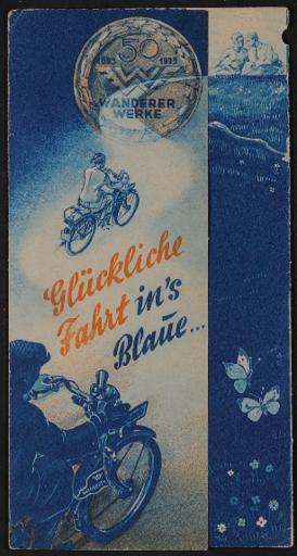 Wanderer Faltblatt 1935