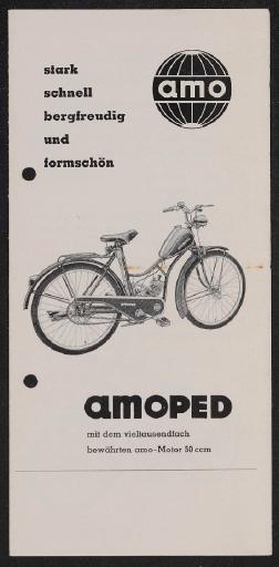 amo Motoren-Gesellschaft amoped FM 50 K Faltblatt